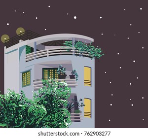 Little house night
