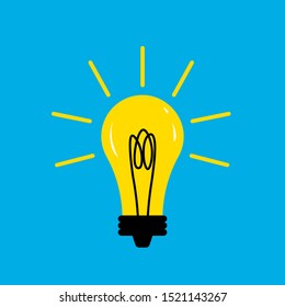 Little idea, Lamp light, Vector