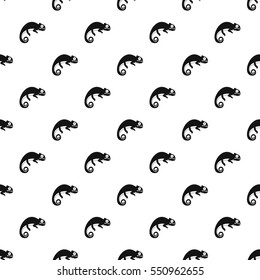 Little iguana pattern. Simple illustration of little iguana vector pattern for web