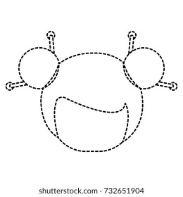 little japanese doll head kawaii character