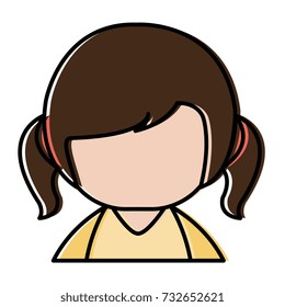 little japanese doll kawaii character
