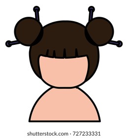 little japanese doll shirtless kawaii character