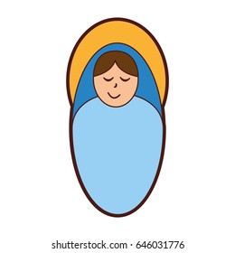 little jesus baby manger character