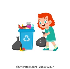 little kid with bad behavior do littering