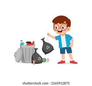 Little Kid Bad Behavior Do Littering Stock Vector (Royalty Free ...