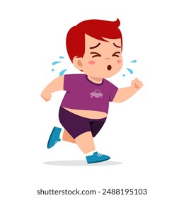 little kid do running for weight loss