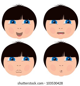 little kid face expressions