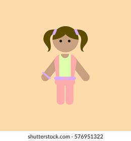 little kid vector icon
