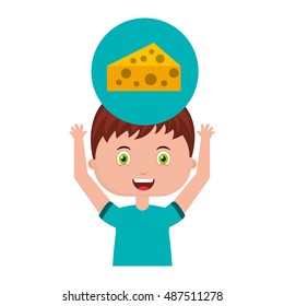 little kids menu restaurant vector illustration design