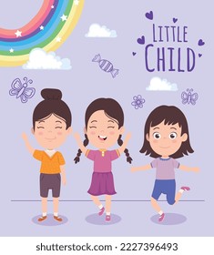 little kids in poster characters