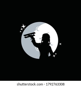 Little kids reach dreams logo design