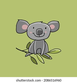 Little Koala. Sketch for your design
