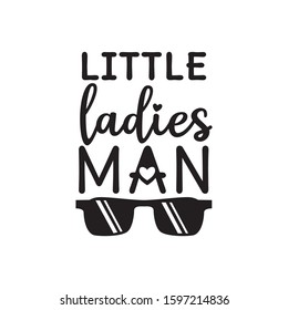 little ladies man with cool black glasses valentine theme graphic design vector for greeting card and t shirt print template