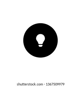 Little lamp icon vector
