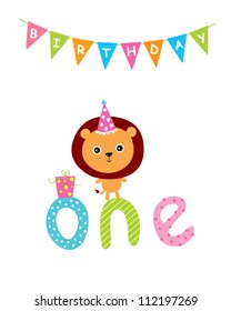 little lion first birthday
