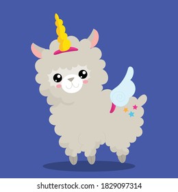 little llama design vector illustration