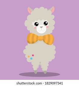 little llama design vector illustration
