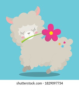 little llama design vector illustration