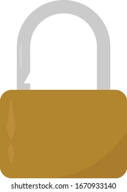 Pequeño bloqueo, ilustración, vector sobre fondo blanco.