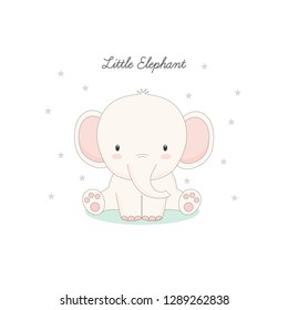 The little lovely elephant.