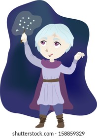 LIttle mage casting little magic