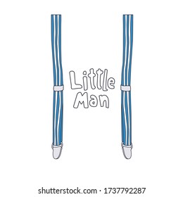 little man tshirt print vector