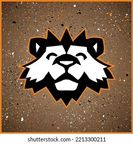 Little Mascot Lion isolated vector