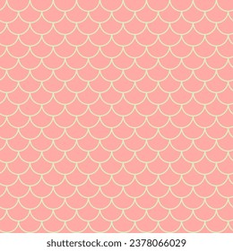 Pequeña sirena sin fisuras. Textura de piel de pescado. Fondo escalable para tela de niñas, diseño textil, papel envolvente, bañador o papel tapiz. Fondo de sirena azul con escala de peces.