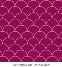 Pequeña sirena sin fisuras. Textura de piel de pescado. Fondo escalable para tela de niñas, diseño textil, papel envolvente, bañador o papel tapiz. Fondo de sirena azul con escala de peces.