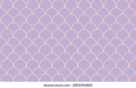Little mermaid seamless pattern. Fish skin texture. Tillable background for girl fabric, textile design, wrapping paper, swimwear or wallpaper. Blue little mermaid background with fish scale.