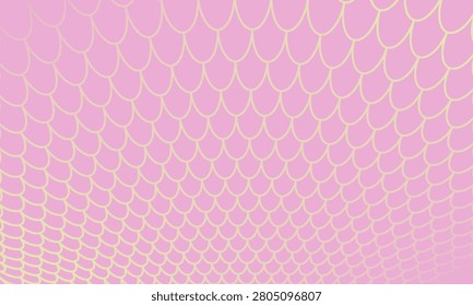 Little mermaid seamless pattern. Fish skin texture. Tillable background for girl fabric, textile design, wrapping paper, swimwear or wallpaper. Blue little mermaid background with fish scale.