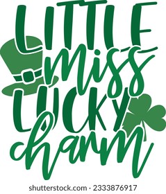 Little Miss Lucky Charm - St Patrick's Day
