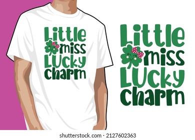 Little Miss Lucky Charm T-Shirt Design