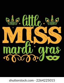Little miss Mardi Gras Mardi Gras SVG Design, SVG bundle, Mardi Gras new, free pic, Mardi Gras t-shirt, ready to print, cut file,  T-shirt design bundle, new SVG design
