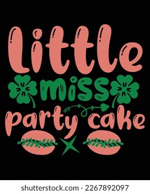Little miss party cake Mardi Gras SVG Design, SVG bundle, Mardi Gras new, free pic, Mardi Gras t-shirt, ready to print, cut file,  T-shirt design bundle, new SVG design svg