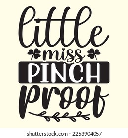 Little Miss Pinch Proof SVG  t shirt designs vector file 