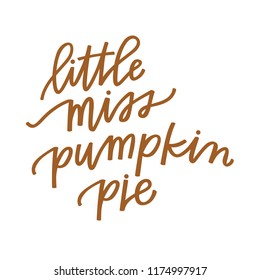 Little Miss Pumpkin Pie