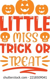 little miss trick or treat