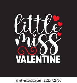 Little miss valentine vector file