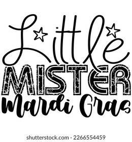 little mister mardi gras t shirt design