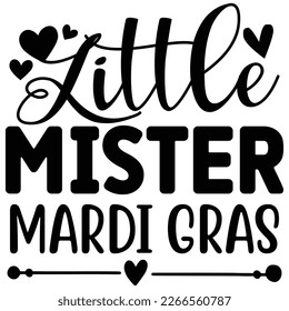little mister mardi gras t shirt design