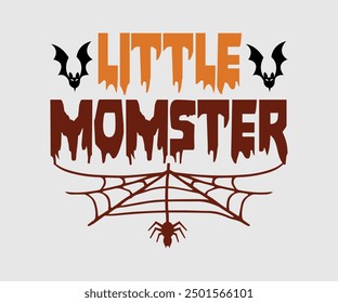 Little Momster, Halloween, Ghost, Spooky Season, witch, Halloween Funny, t shirt