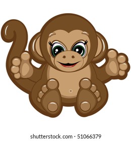 Little Monkey - one of the symbols of the Chinese horoscope