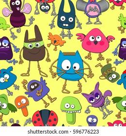 Little monster blue