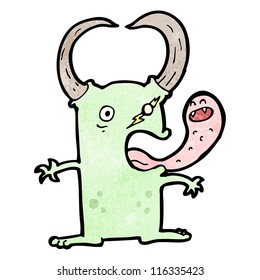little monster cartoon