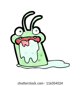 pequeña caricatura de monstruo