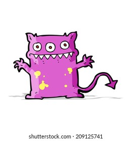 little monster cartoon