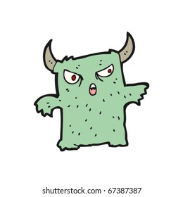 Kleiner Monster-Cartoon