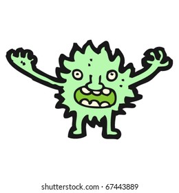 Kleiner Monster-Cartoon