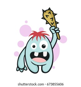 little monster illustration
